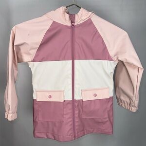 Wonder Nation girls blush pink raincoat sz 5t